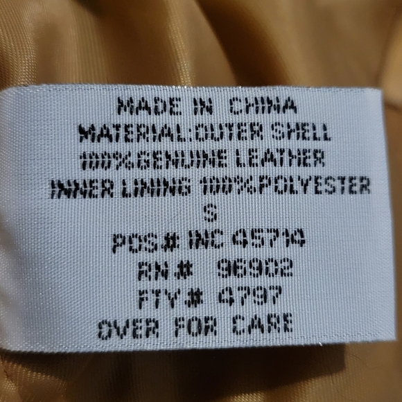 VTG Y2K Fringe Granola Western Leather Jacket Wild Bill Hickok Dennis Hopper - Picture 7 of 9